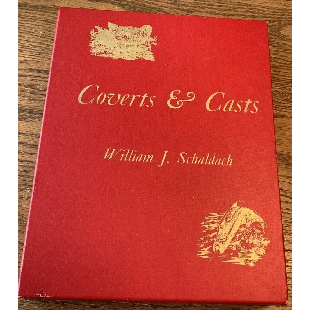 1970 Coverts & Casts & Currents & Eddies 2 Volumes William‎ Schaldach Hardcover